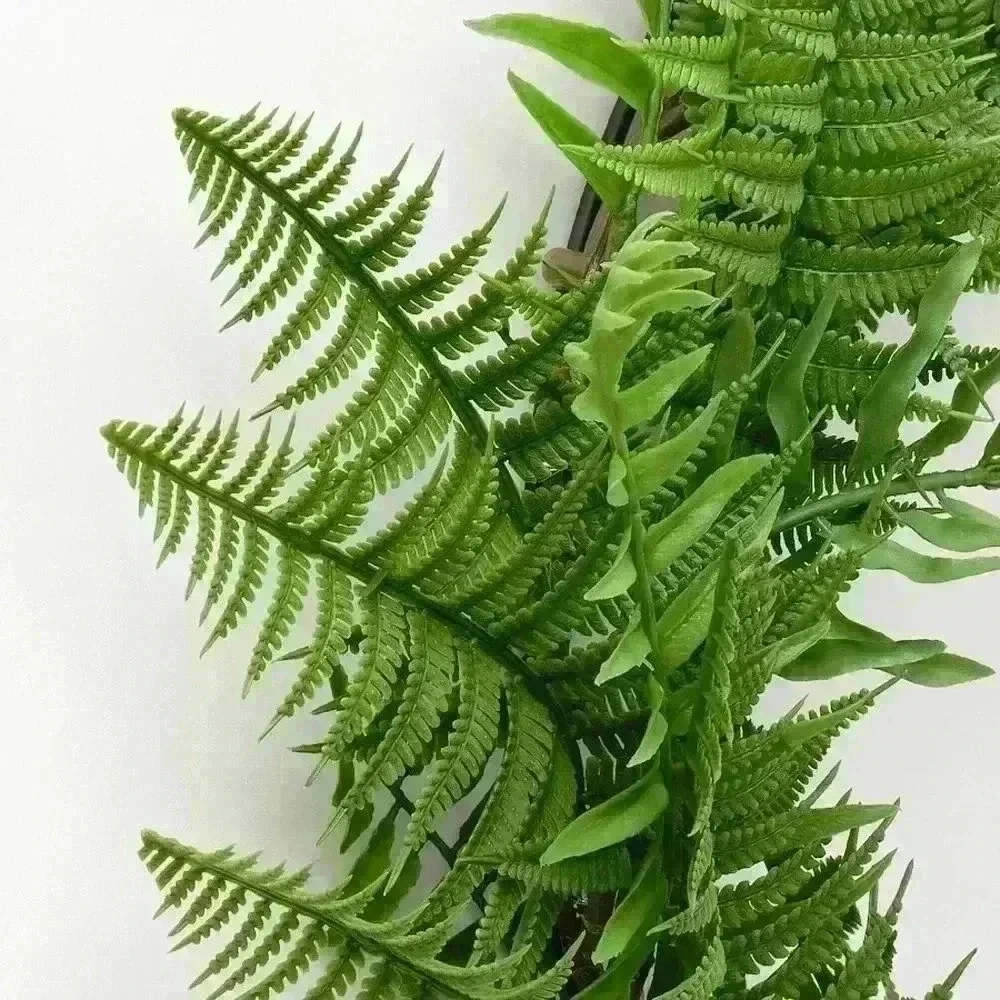 IKEA HÖSTKVÄLL Artificial wreath, indoor/outdoor/fern green, 17 ¾ 